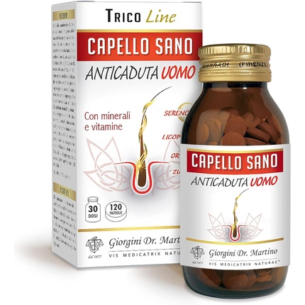 

Capello Healthy против выпадения волос для мужчин 90 таблеток Dr.Giorgini Ser-Vis Srl