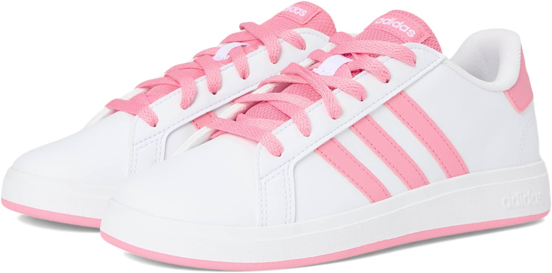 

Кроссовки Adidas Kids Grand Court 2.0 Shoes, White/Bliss Pink/Black