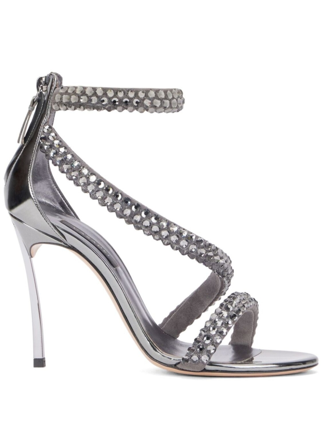 

Босоножки Alice Blade Maxi 100 Casadei, серебряный