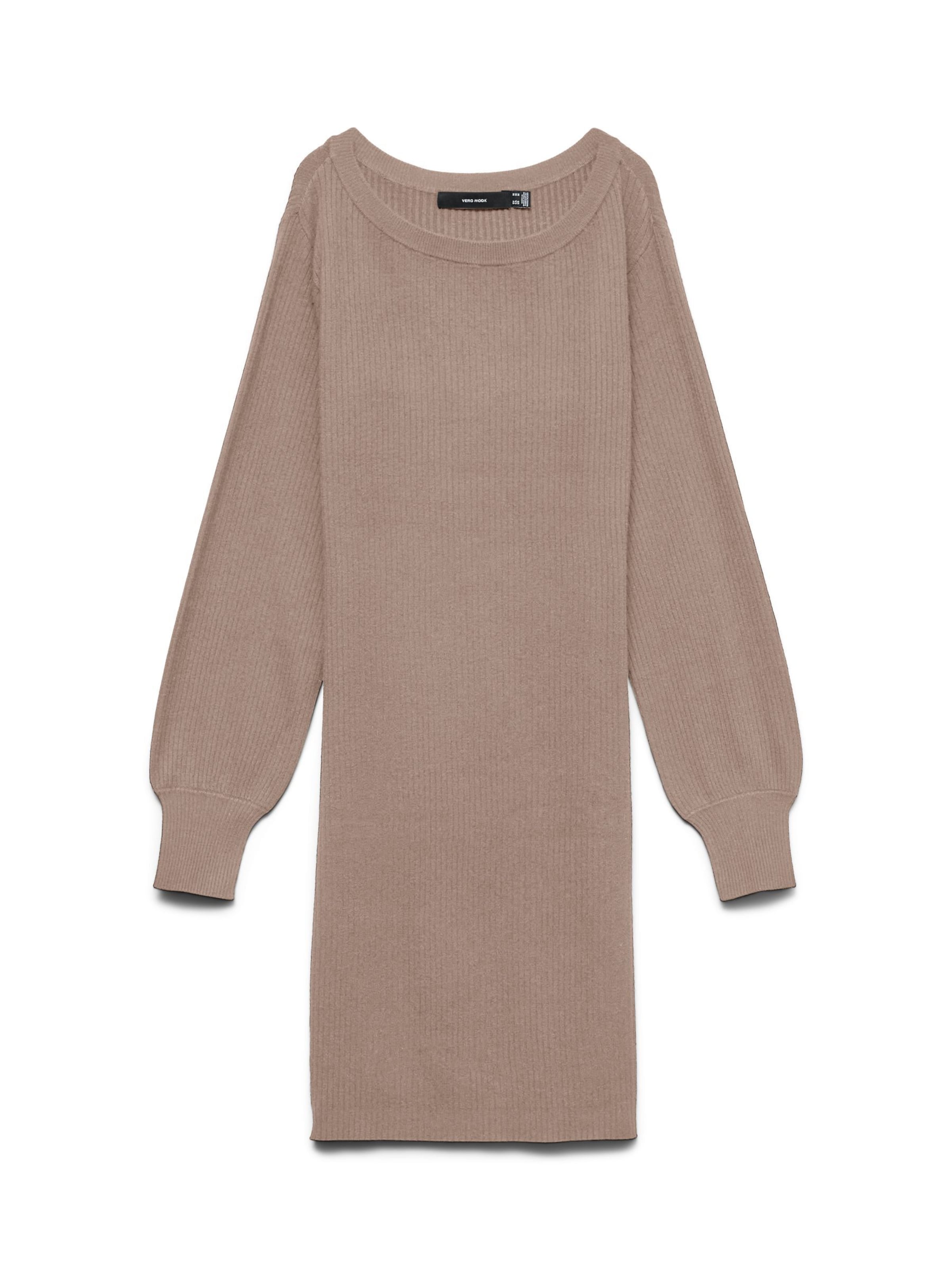 

VERO MODA Вязаное платье 'VMHOLLYKARIS' в коричневом цвете