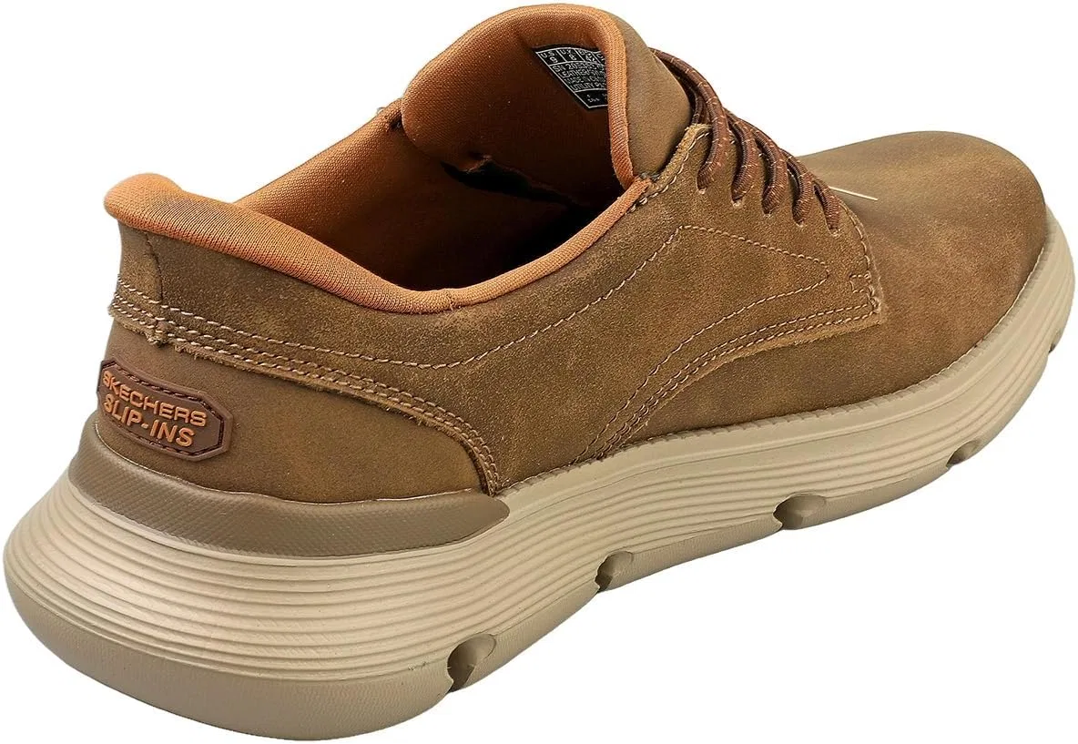 Мужские слипоны Skechers Garza CliveSneaker, Taupe — фото 2