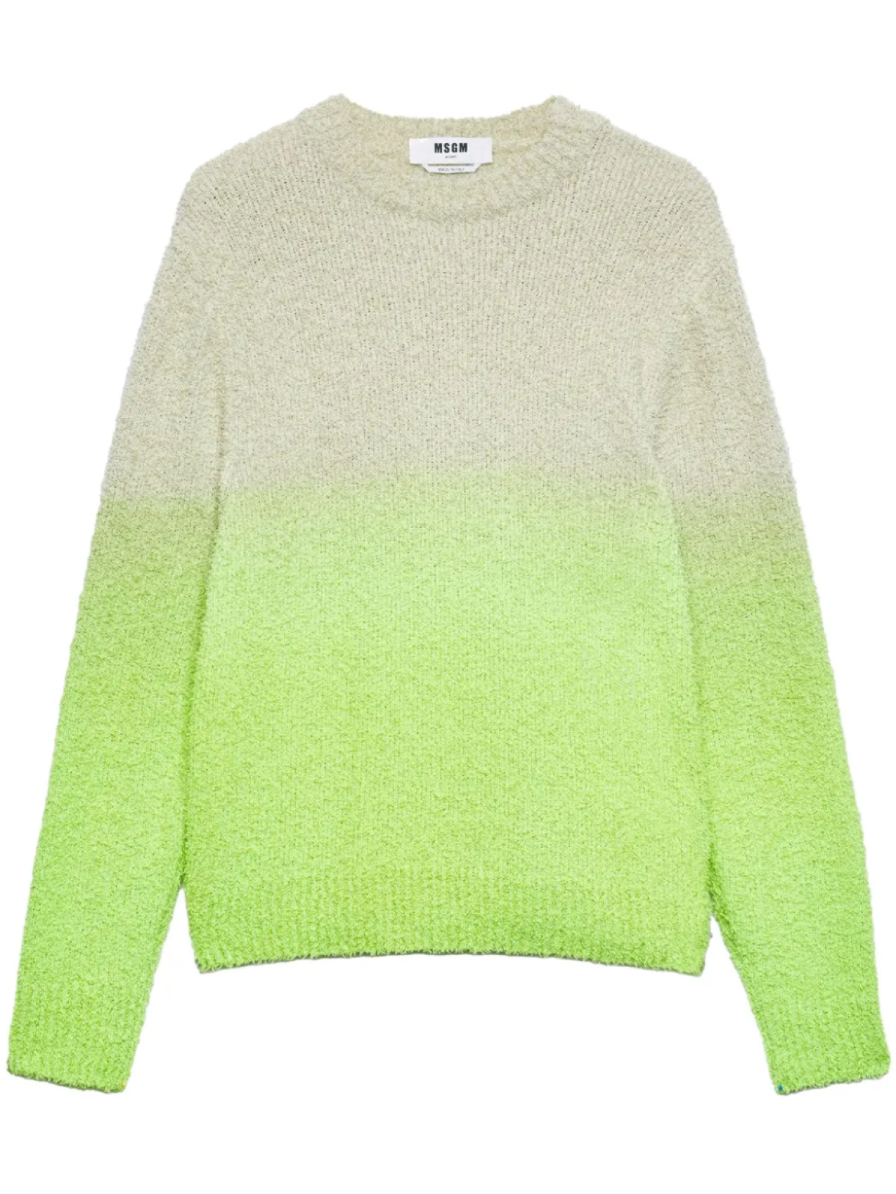 

MSGM джемпер с эффектом деграде, зеленый
