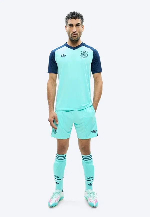 Шорты реплики Adidas Performance Germany 26 away national team, цвет ярко-бирюзовый — фото 2