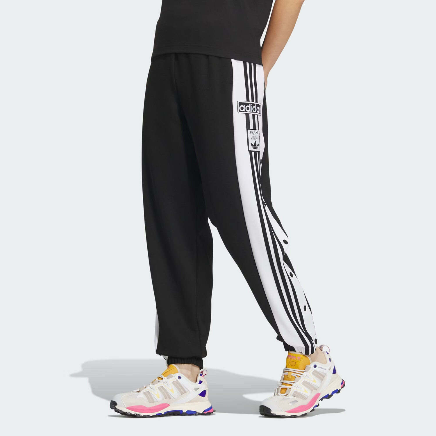 Adicolor Knit спортивные брюки женские классические черные Adidas Originals — фото 2