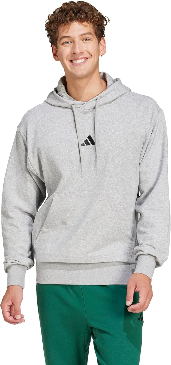 Мужская толстовка adidas Essentials Feelcozy из французского махрового трикотажа — фото 4
