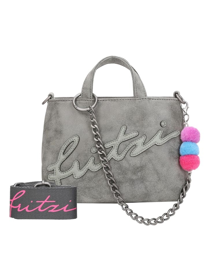 

Сумка Fritzi aus Preußen Big Baby Limited Ranch Vintage Handtasche 20 cm, цвет anthra