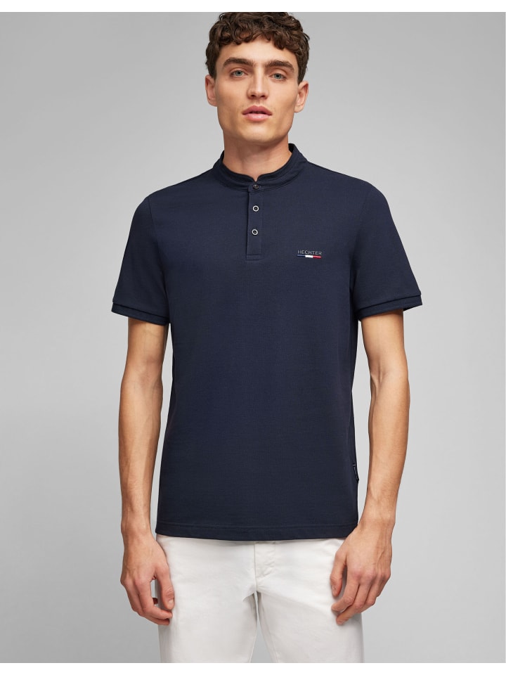 

Футболка поло HECHTER PARIS, цвет midnight blue