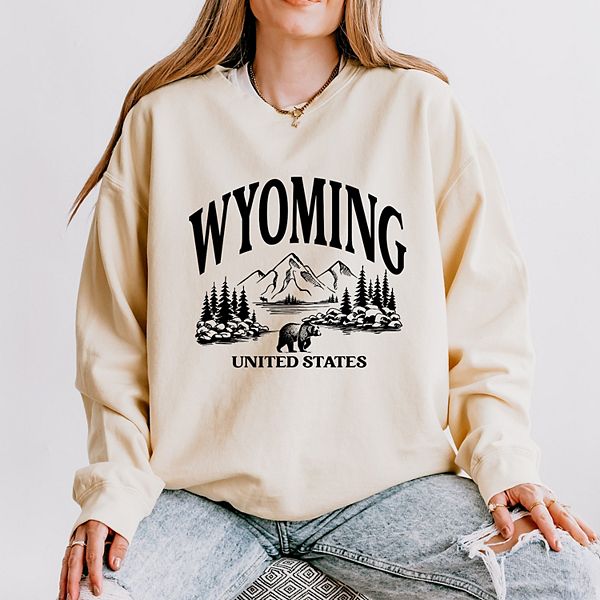 

Легкий свитшот Wyoming forest scene с эффектом garment dyed Simply Sage Market, Ivory, Зеленый, Легкий свитшот Wyoming forest scene с эффектом garment dyed Simply Sage Market, Ivory
