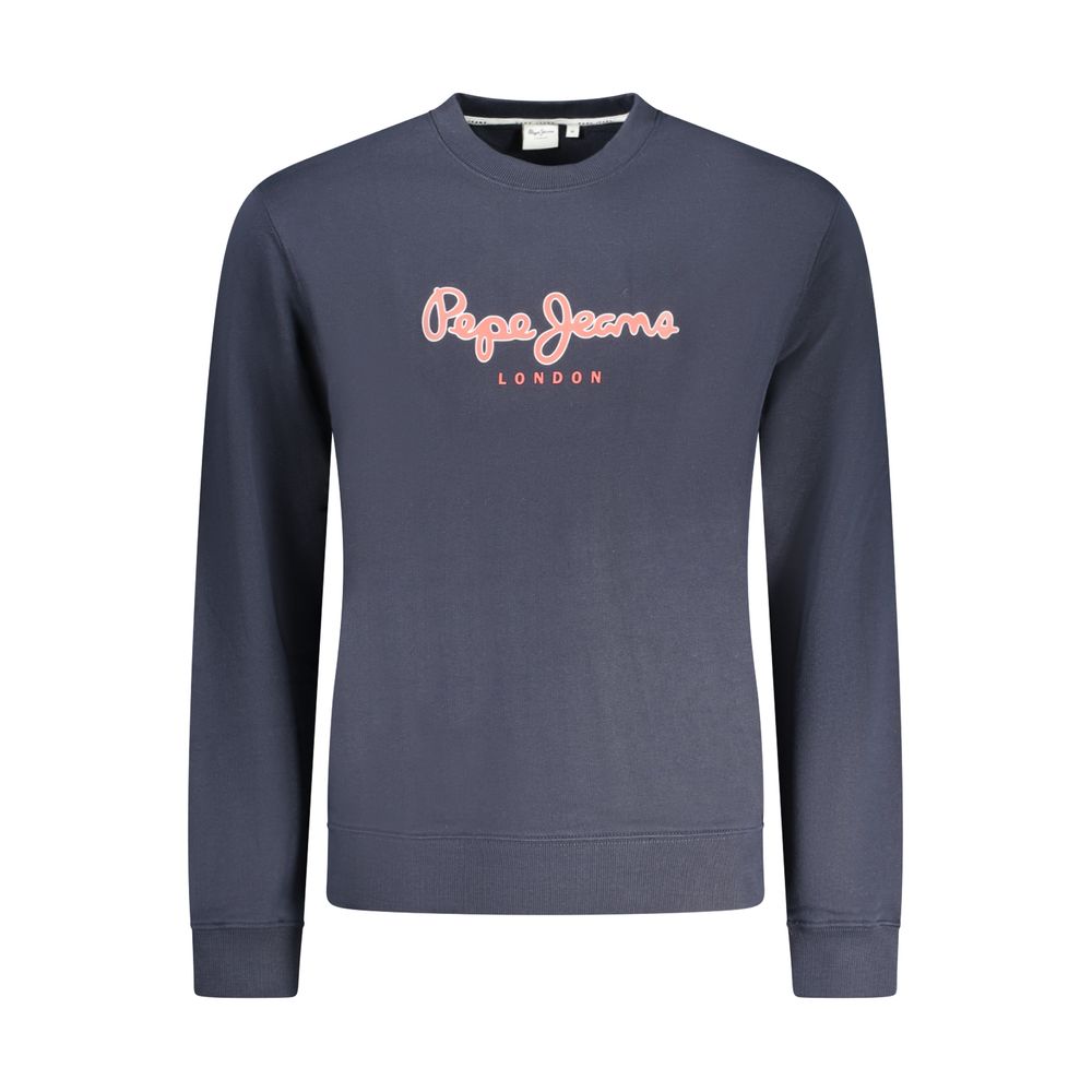 

Синий хлопковый свитер Pepe Jeans