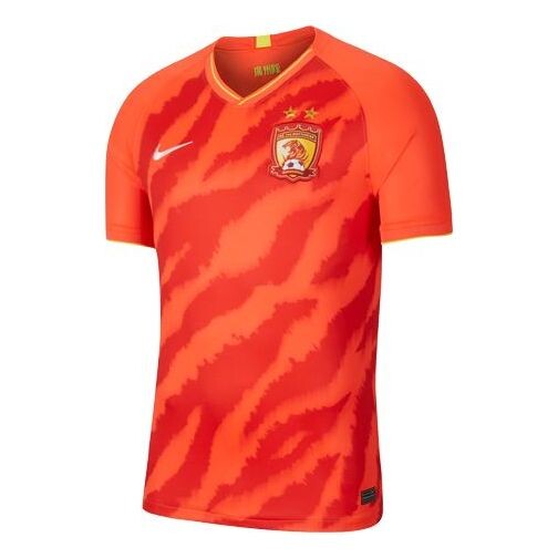 

Футболка 2020 guangzhou evergrande taobao men's shirt red Nike, оранжевый