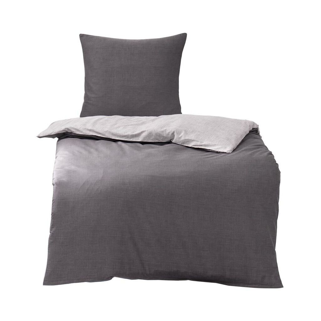 

Dream Sleep Mako Двусторонняя атласная наволочка с текстурой постельного белья, одинарная, 80х80 см, темно-серая Traumschlaf, Серый, Dream Sleep Mako Двусторонняя атласная наволочка с текстурой постельного белья, одинарная, 80х80 см, темно-серая Traumschl