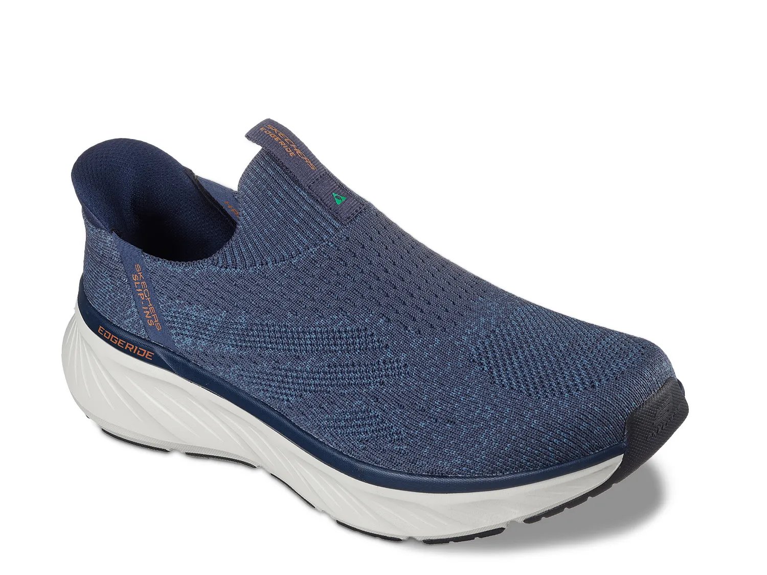 

Кроссовки Skechers Hands Free Slip-Ins: Edgeride Commissioner Slip-On Sneaker - Men's, темно-синий