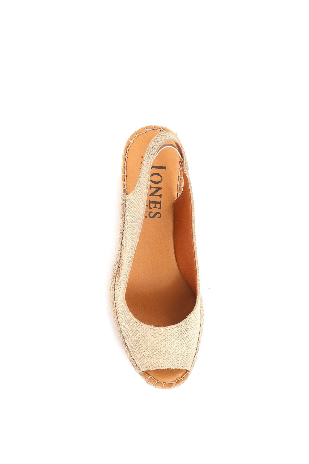 Rosanna золотые туфли на танкетке с открытым каблуком Jones Bootmaker, желтый — фото 4