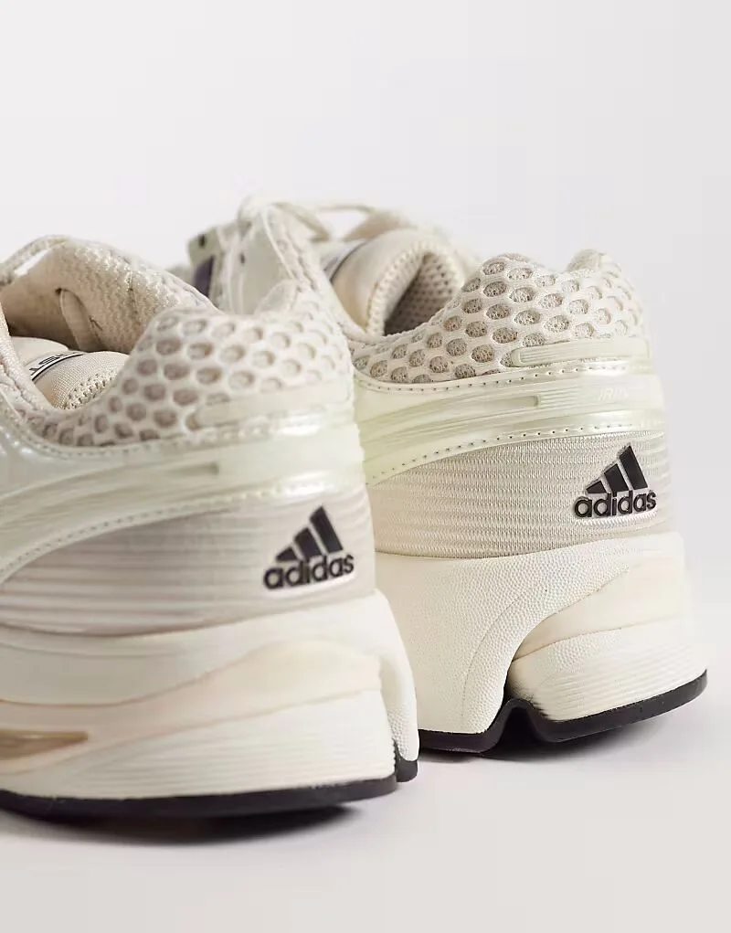 Кроссовки Adidas Originals Adistar Control 5 в бело-черном цвете — фото 2