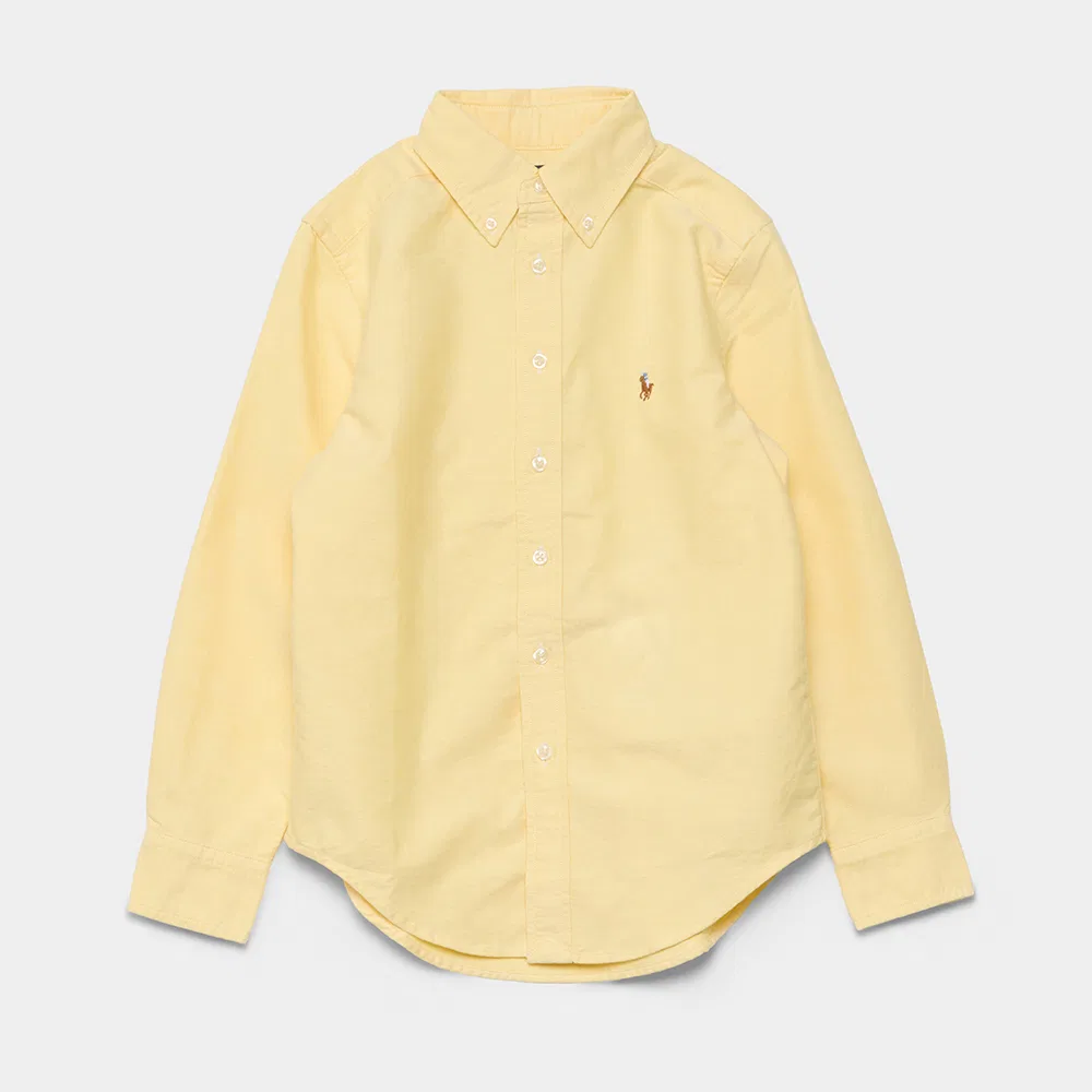 Детская оксфордская рубашка Polo Ralph Lauren Children, жёлтая