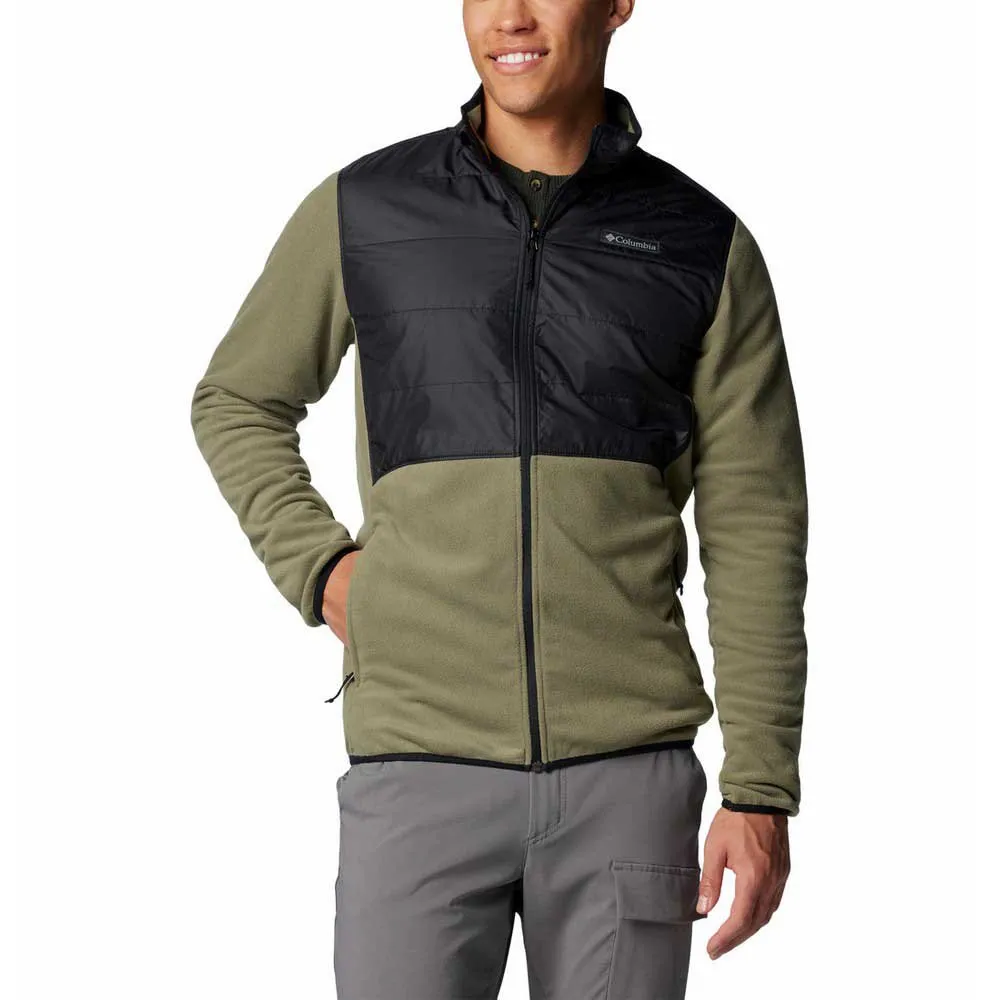 

Флис Columbia Basin Butte II full zip, черный/зеленый