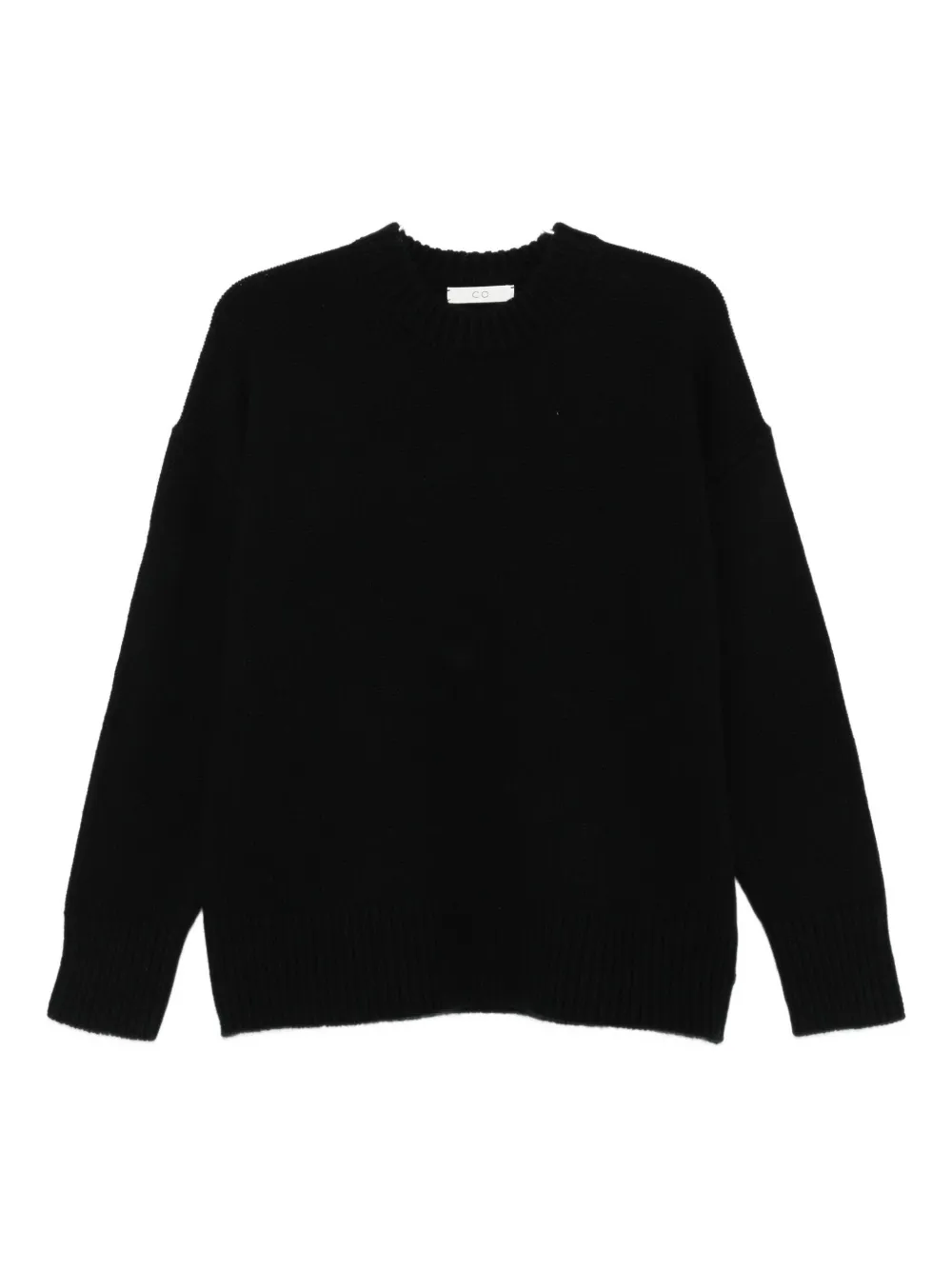 

Вязаный свитер с круглым вырезом CO COLLECTION, черный