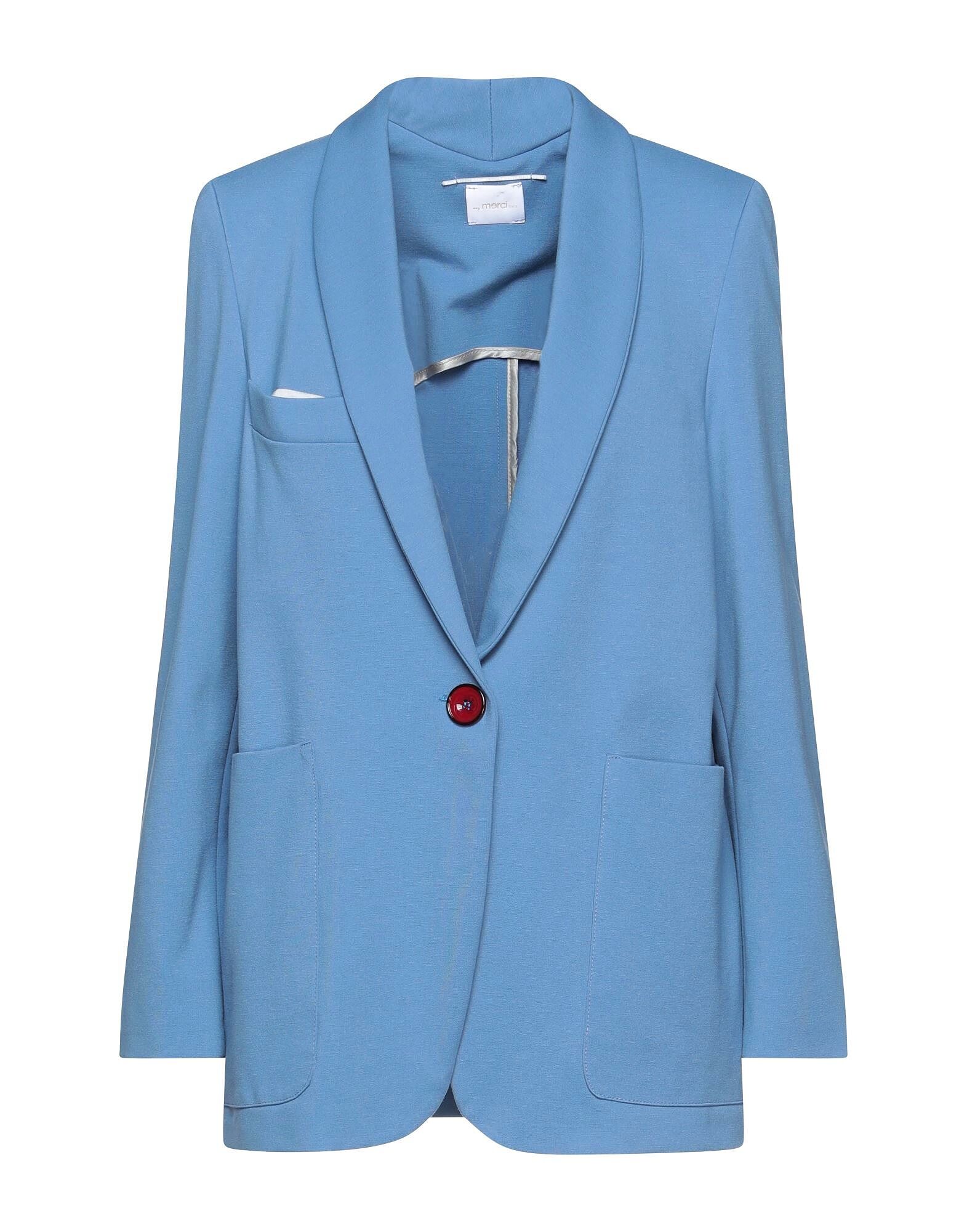 

Блейзер Merci Italia, пастельно-голубой
