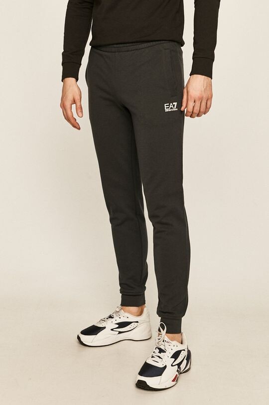 

Хлопковые спортивные брюки EA7 Emporio Armani, темно-синий