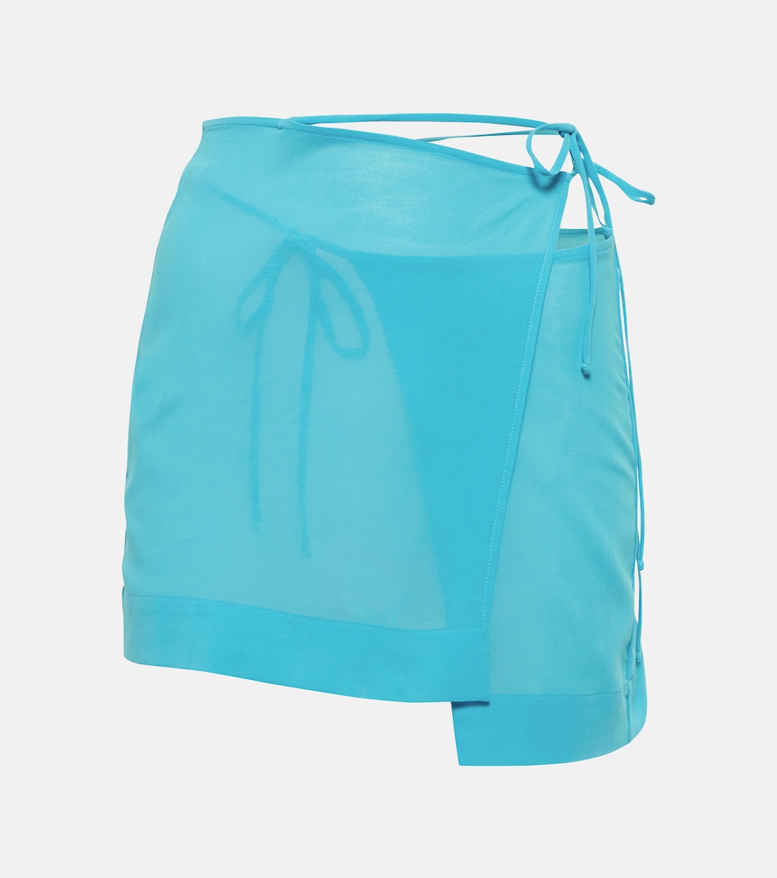 

Асимметричная мини-юбка с запахом Nensi Dojaka, Turquoise