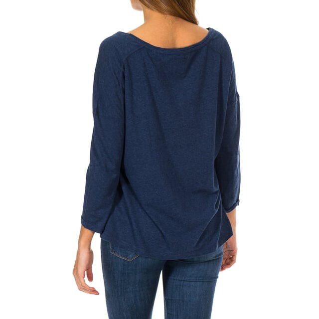 Женский свитер Nordic slouch Crew g60119xns с рукавами 3/4 Superdry, синий — фото 3