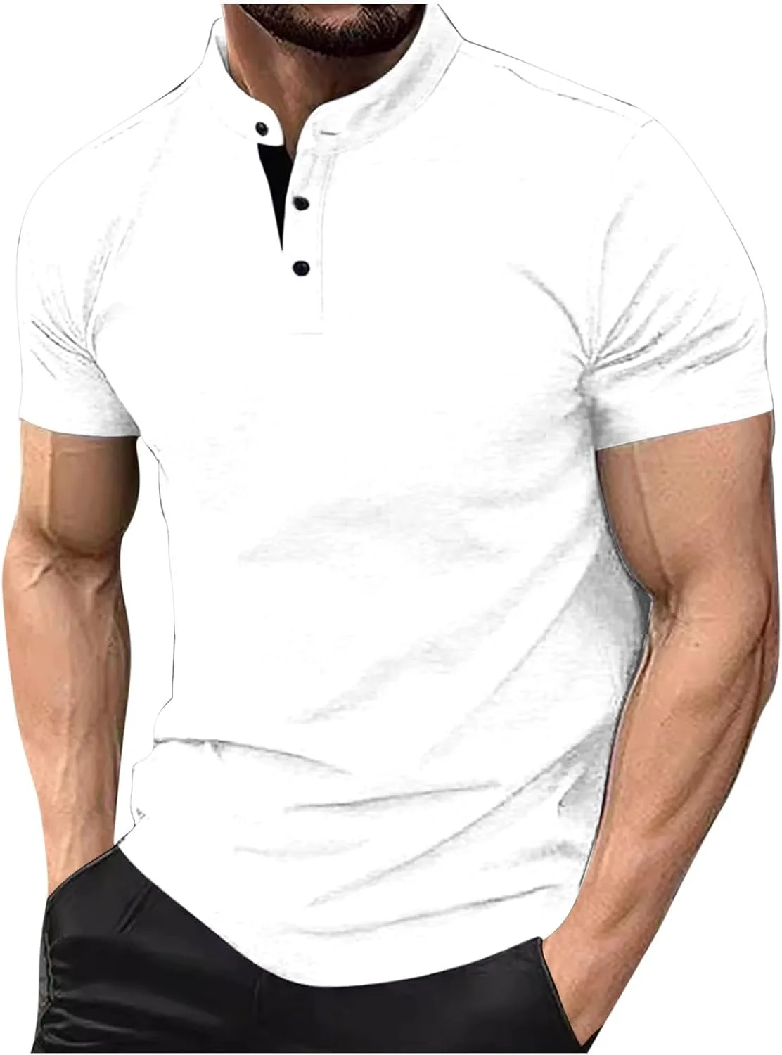 

Мужская поло без воротника с коротким рукавом, быстросохнущая, для гольфа и спорта