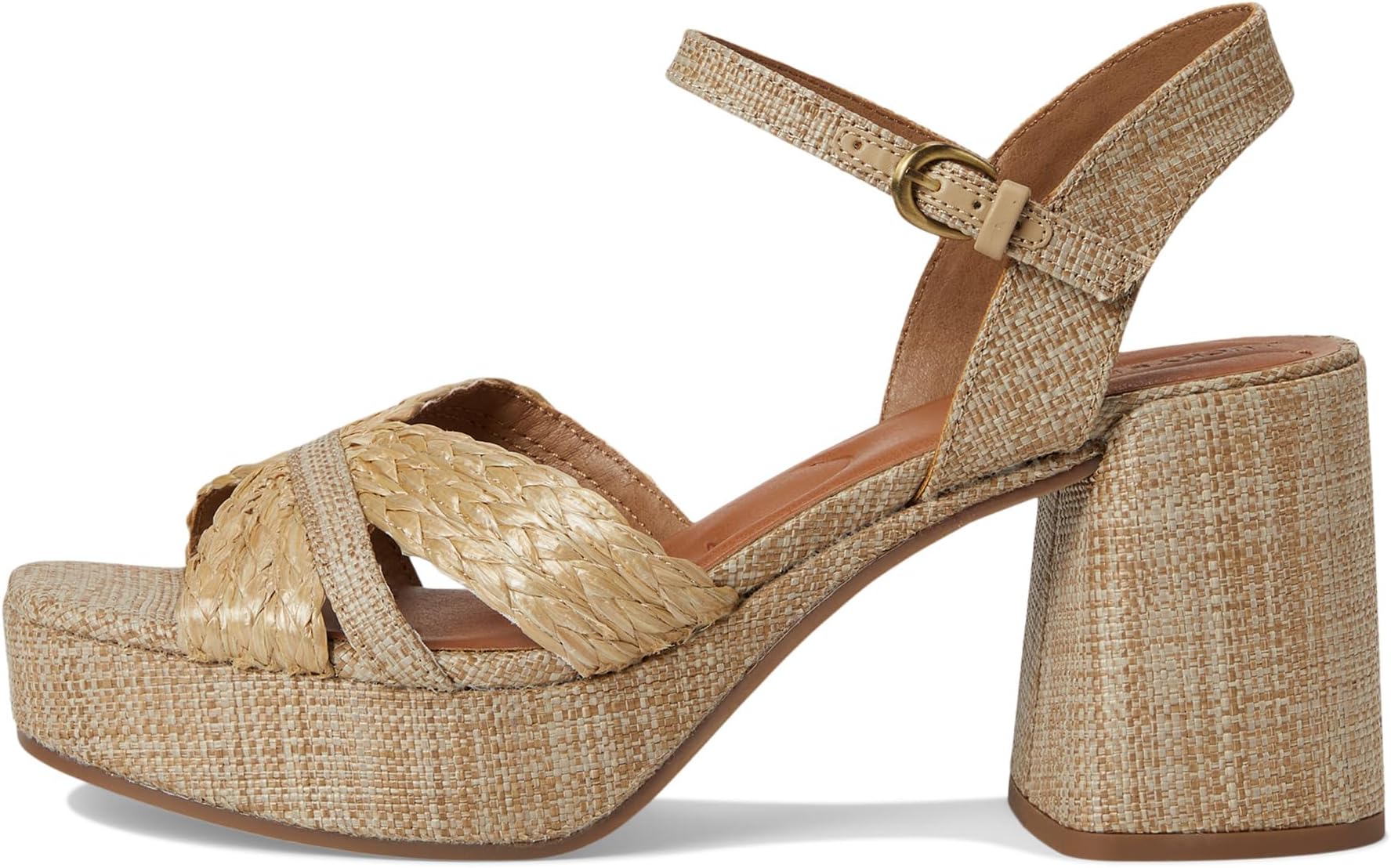 Сандалии Lucky Brand Marrika Platform High Heel Sandals, цвет Tuscany/Tuscany — фото 4