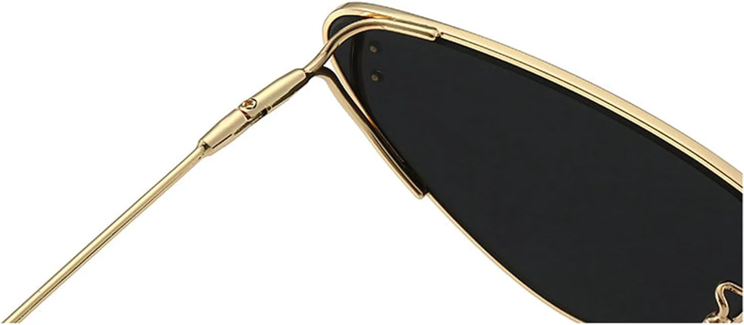 

Женские солнцезащитные очки «Кошачий глаз» от Helena, роскошные дизайнерские, розовые, треугольные, модные, в маленькой оправе, черные, модель S67, Green