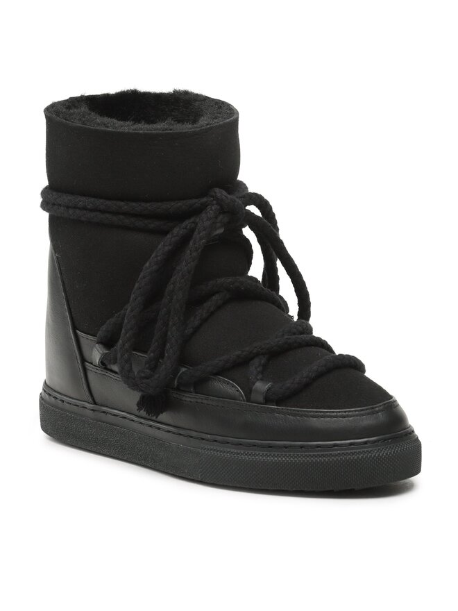 Зимние ботинки женские Inuikii Botas de nieve из замши, черный — фото 2