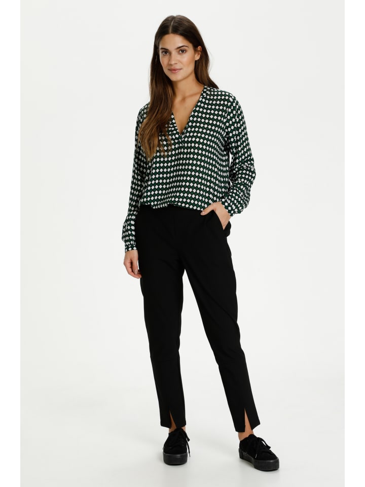 

Блузка Kaffe, цвет dark green -diamond print