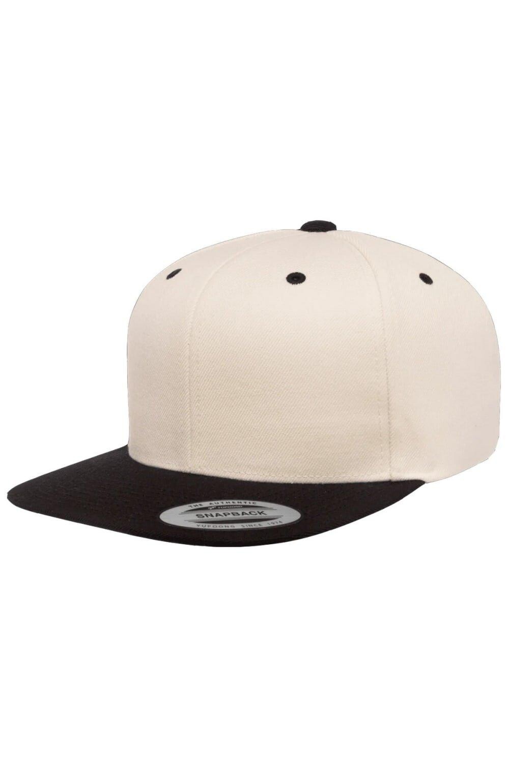 

Классическая двухцветная кепка Snapback премиум-класса Yupoong, бежевый