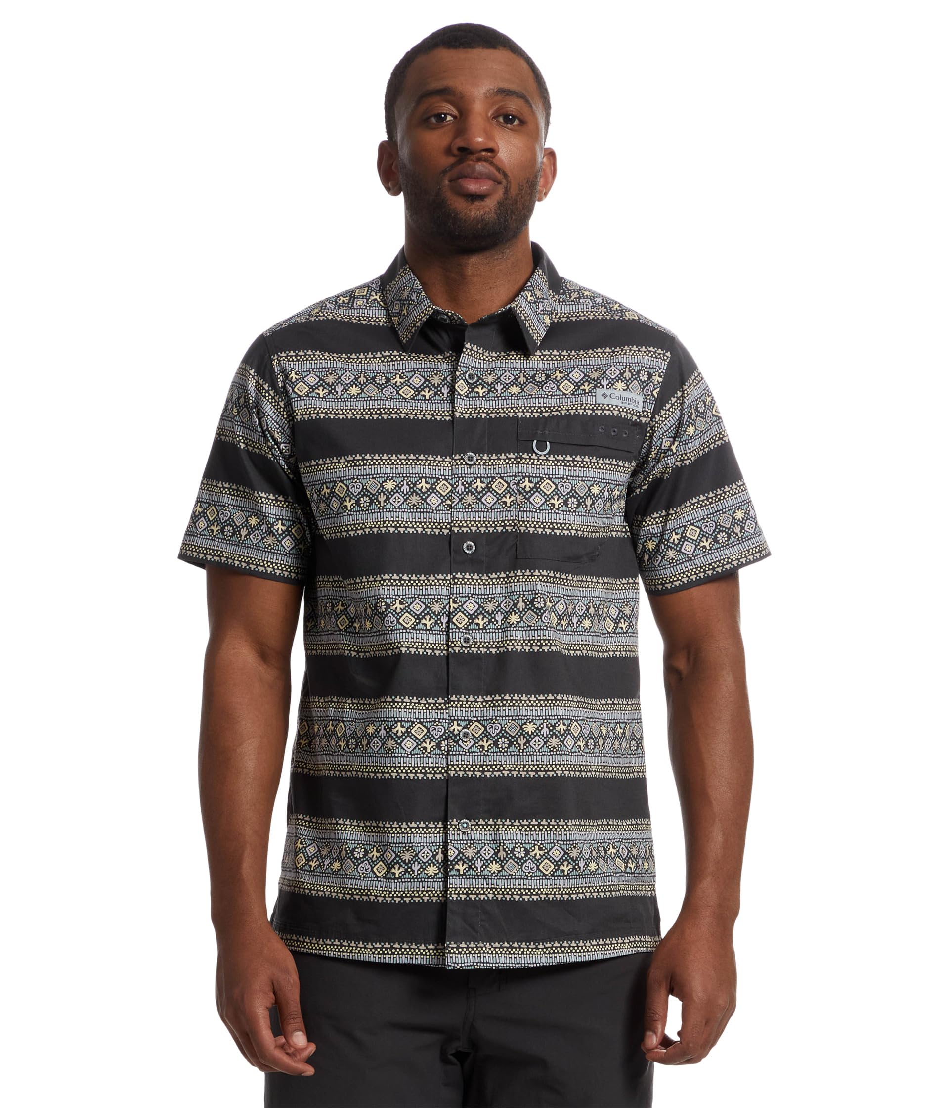 

Рубашка Columbia Wild Cast Camp Shirt, Shark Traveler