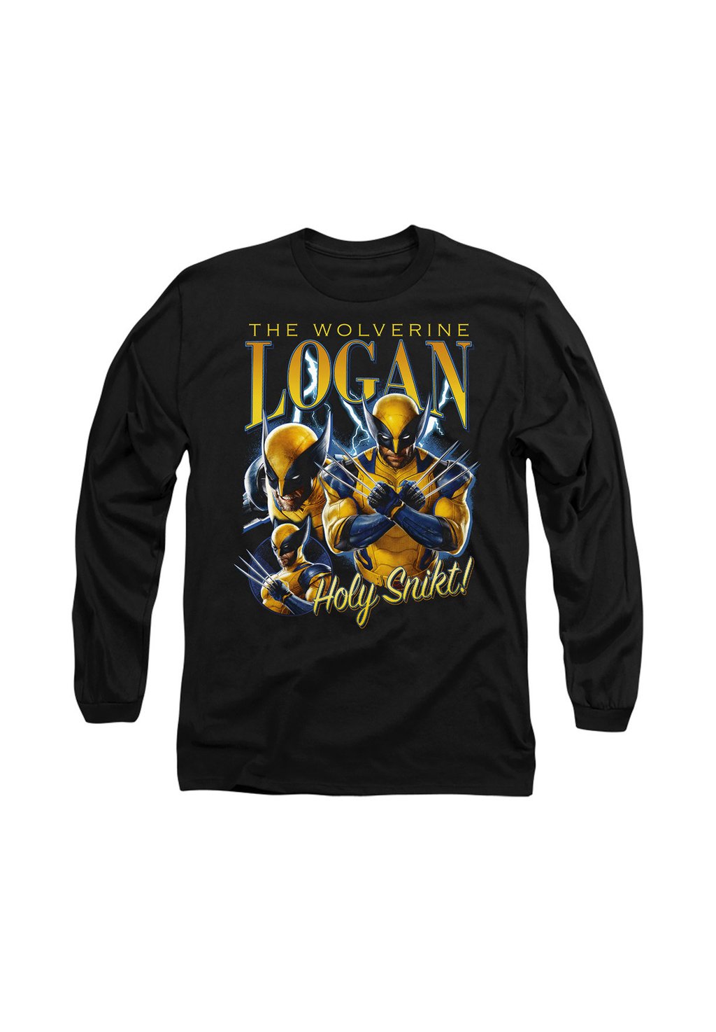 

Топ с длинными рукавами DEADPOOL WOLVERINE Marvel, черный
