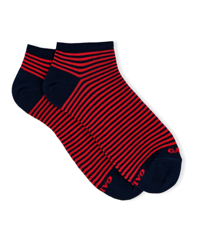 

Носки до щиколотки цвета морской волны и амаранта Gallo, мультиколор