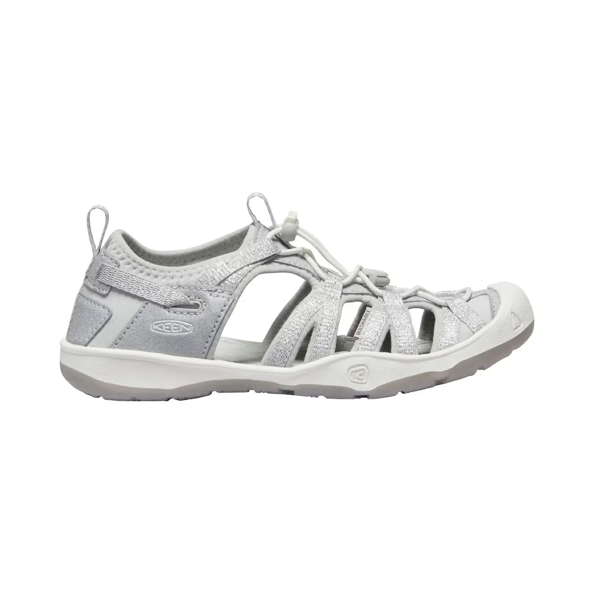 

MOXIE Keen Детские горные сандалии, серебряный