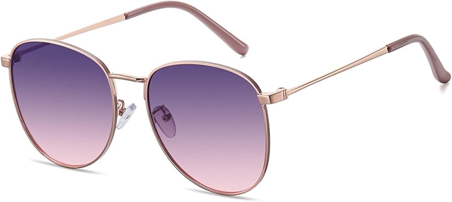 

Поляризованные солнцезащитные очки GAOXIN в круглой металлической оправе для мужчин и женщин, защита от солнца на открытом воздухе, на пляже, для вождения (Цвет: E, Размер: Средний), E