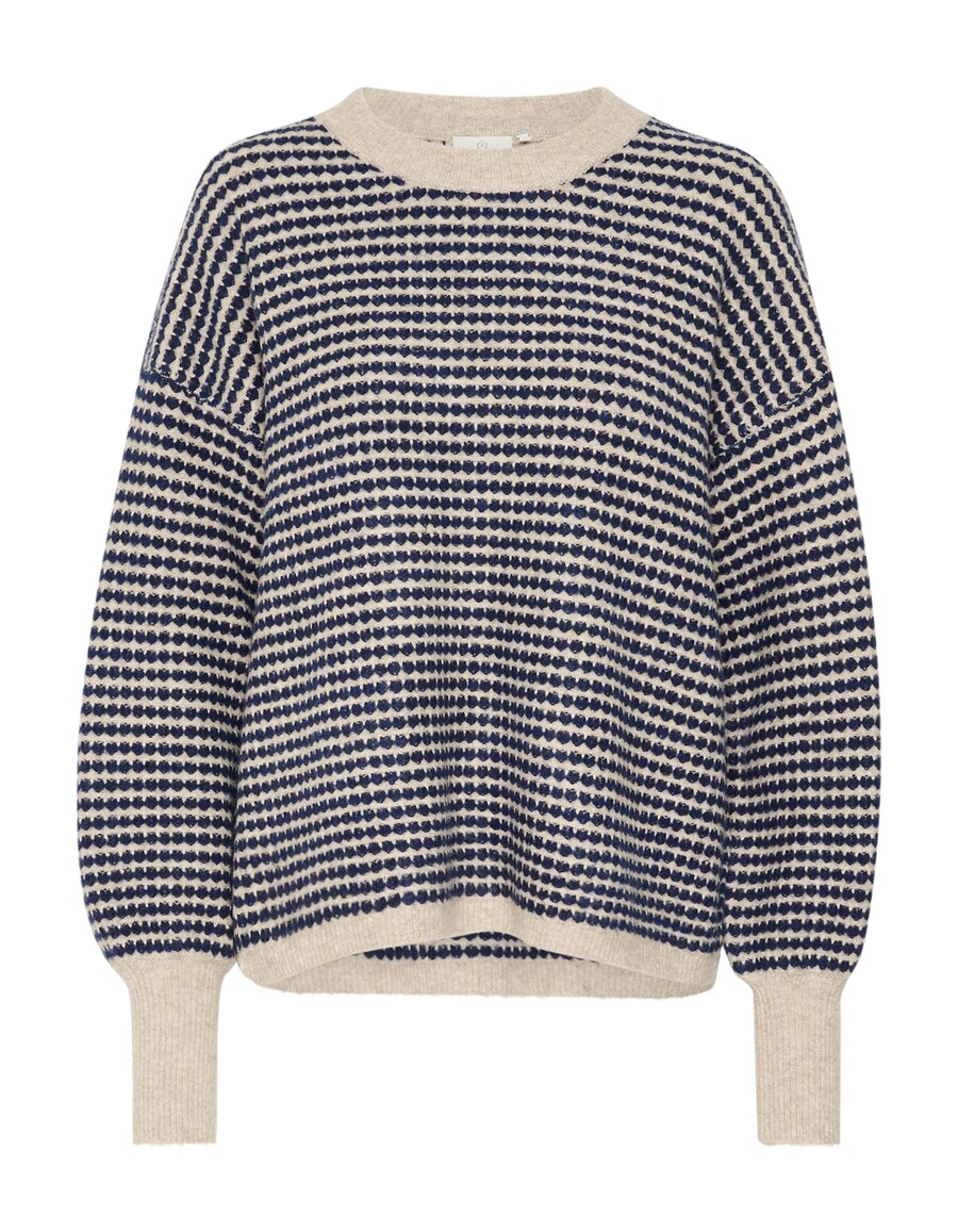 

Свитер Kaffe KA Ellery, цвет Kitt/Dark blue