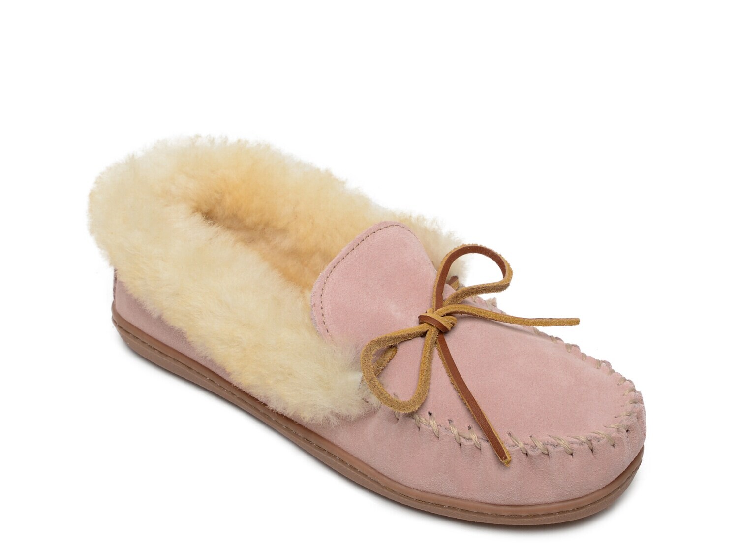 

Мокасины Minnetonka Alpine Slipper, розовый