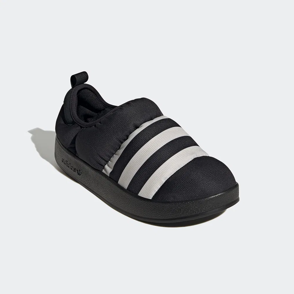 Мужские чёрно-серые тапочки Puppilet от Adidas
