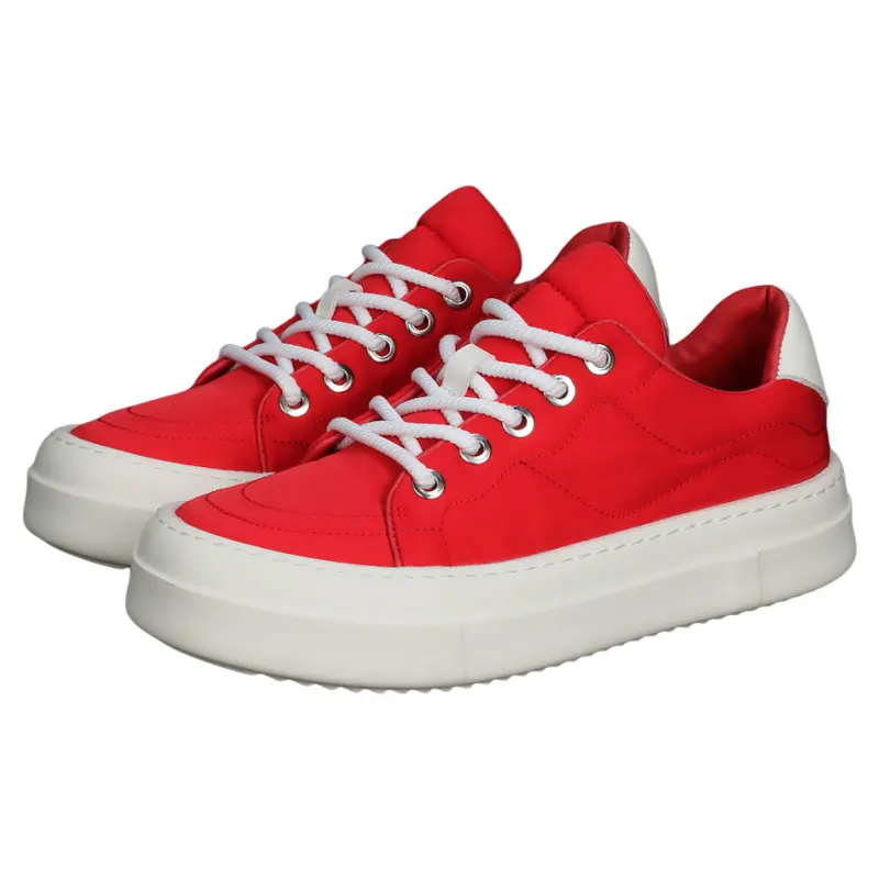 

ZUOSAISI Абразивостойкие легкие дышащие низкие скейтбордские кроссовки для мужчин с эффектом увеличения роста красные, цвет Red