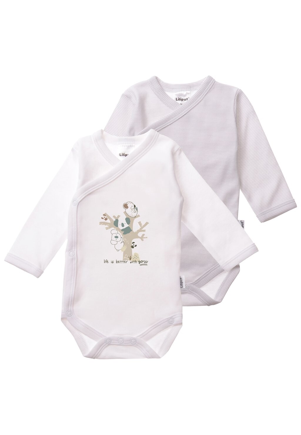 

Боди 2 PACK Liliput, цвет grau weiss