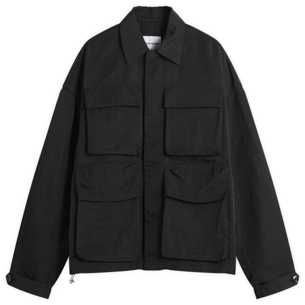 

Шелковая нейлоновая рубашка-бокс Mki Mki Miyuki-Zoku, черный