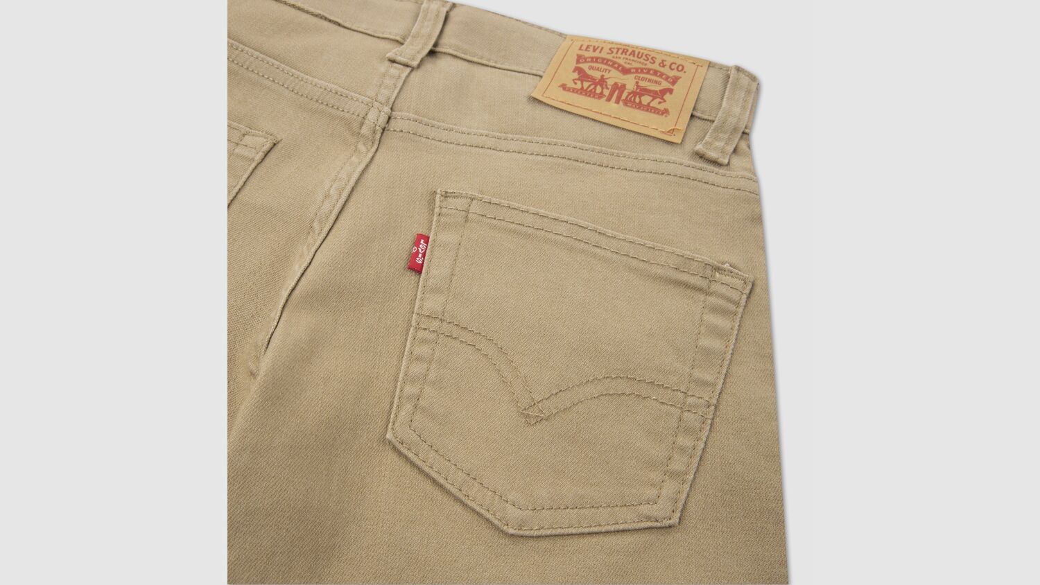 Джинсы 514 Straight Fit Performance для мальчиков 8–20 лет Levi's, Harvest Gold - Brown — фото 3