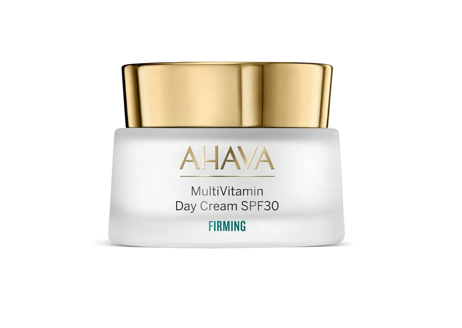 AHAVA Firming MultiVitamin Day Cream SPF 30 с диметиконом, ниацинамидом, пантенолом, витамином E и минералами Мертвого моря для упругости и сияния 50 мл