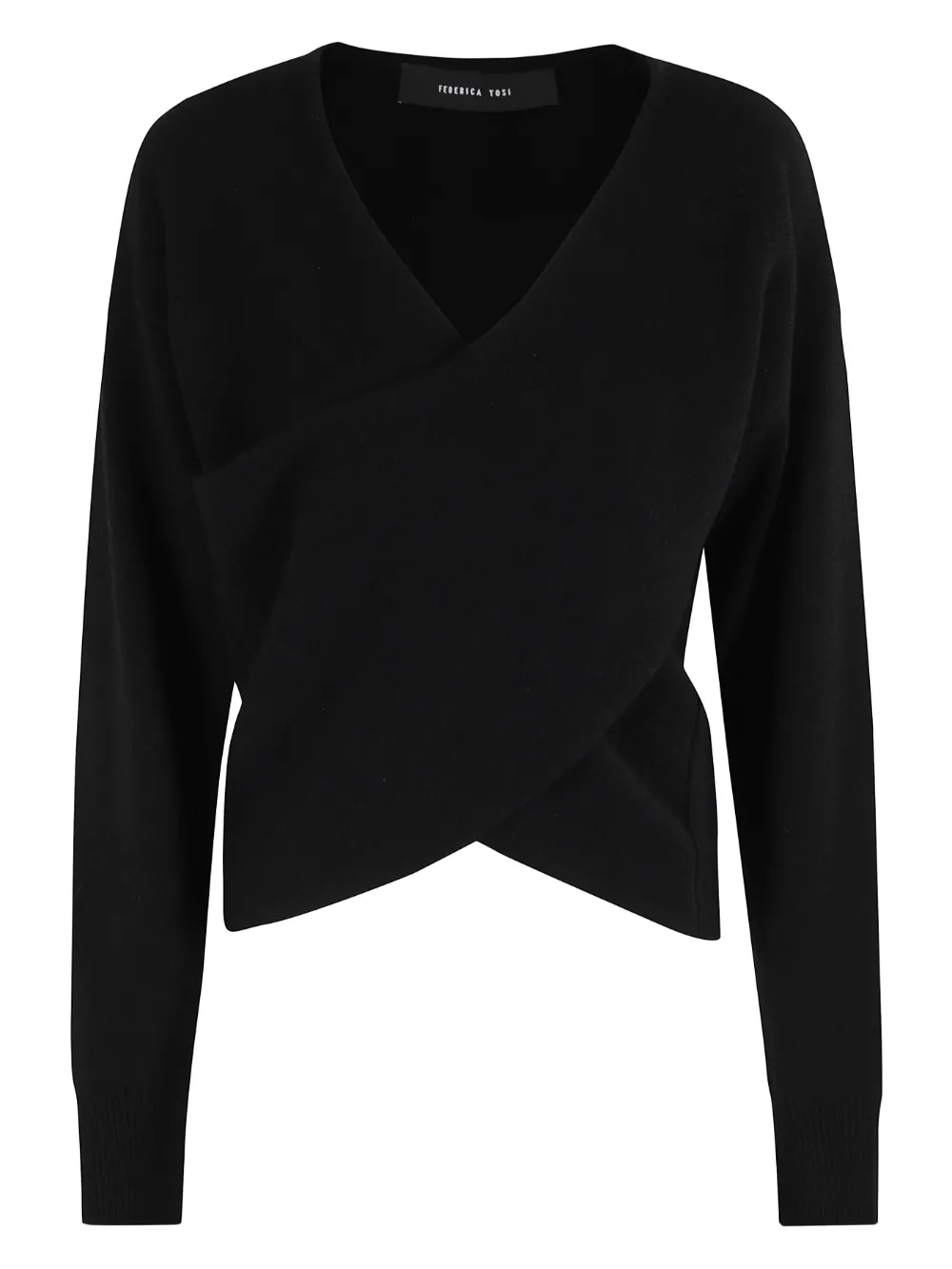 

Свитер с длинными рукавами Federica Tosi, черный
