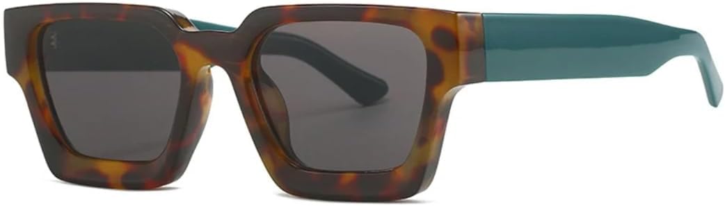 

Солнцезащитные очки для мужчин и женщин - защита UV400 - прозрачные линзы с градиентом Ocean, леопардовый принт, для занятий спортом на открытом воздухе и вождения DSVIGF, Leopard Green Grey