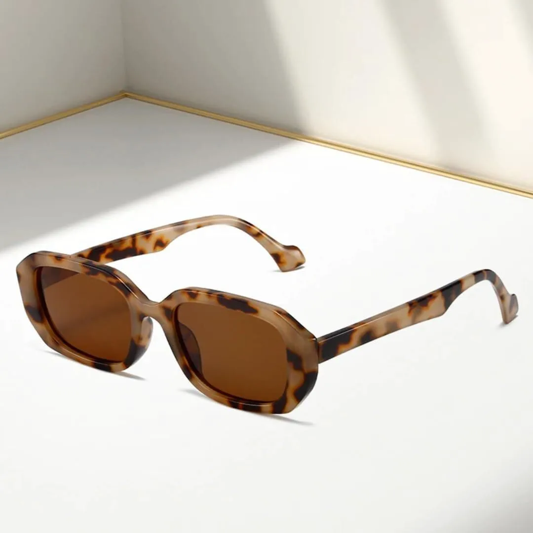 

Солнцезащитные очки с защитой UV400 | Небольшой градиентный цвет | Для женщин и мужчин | Для занятий спортом на открытом воздухе и вождения LXLHWN, Leopard Clear