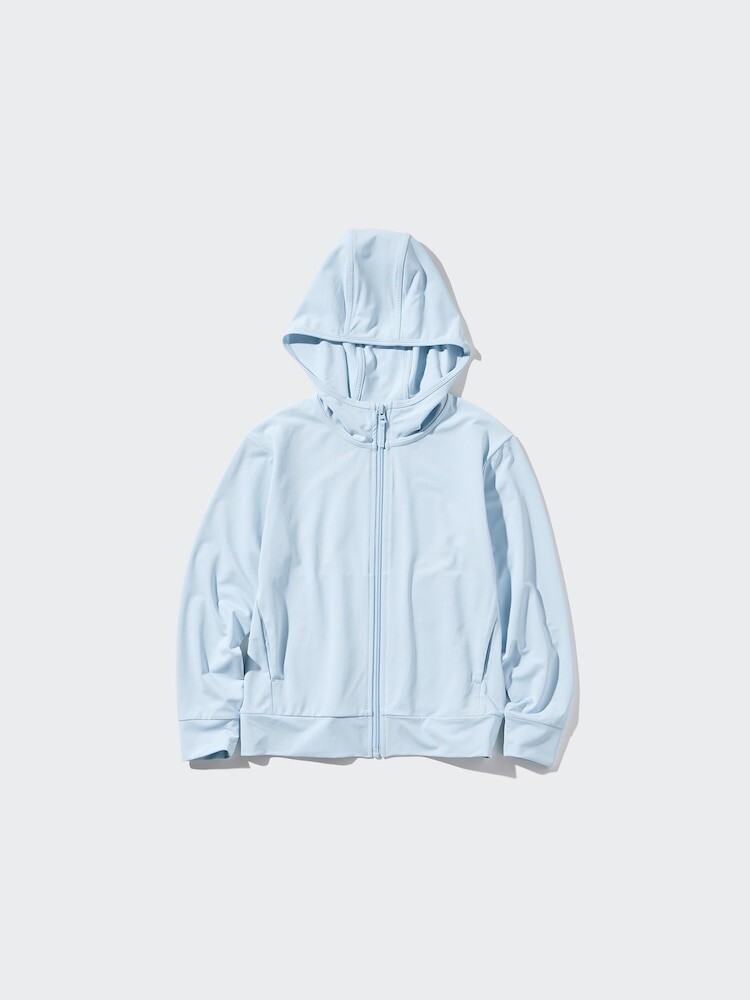 

Толстовка с капюшоном Airism с защитой от ультрафиолета Uniqlo, цвет 60 синий