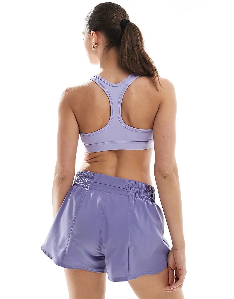 Шорты Nike One Training Dri-FIT со средней посадкой, 3 дюйма, фиолетового цвета — фото 2