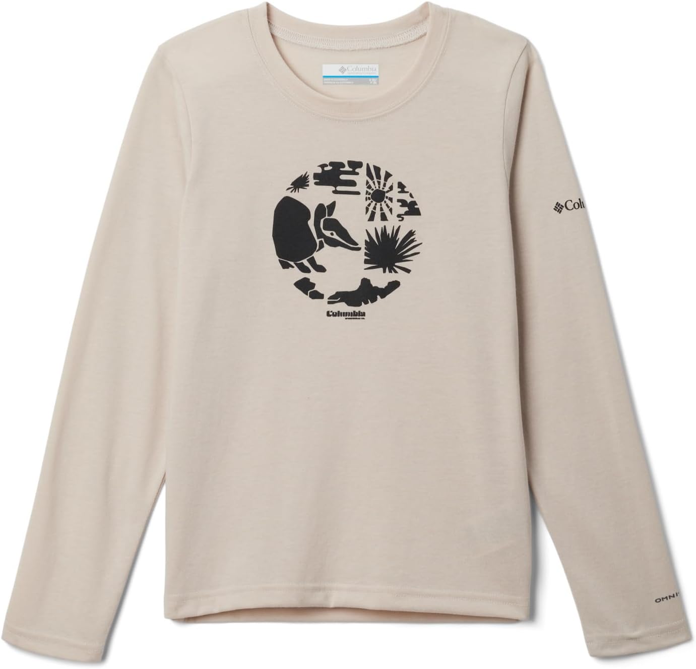 

Футболка Columbia Boys La Poudre Pass с длинным рукавом, Dark Stone/Arid Aardvark